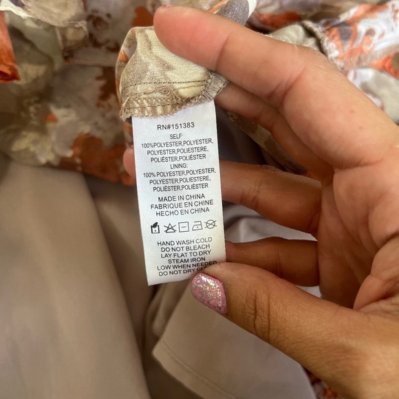 NWOT current air Ruffled Floral Mini Dress Xs - Picture 6 of 7